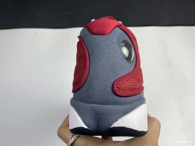 Air 414571-600 Flint 13 Grey Retro Red Jordan Gym 1017